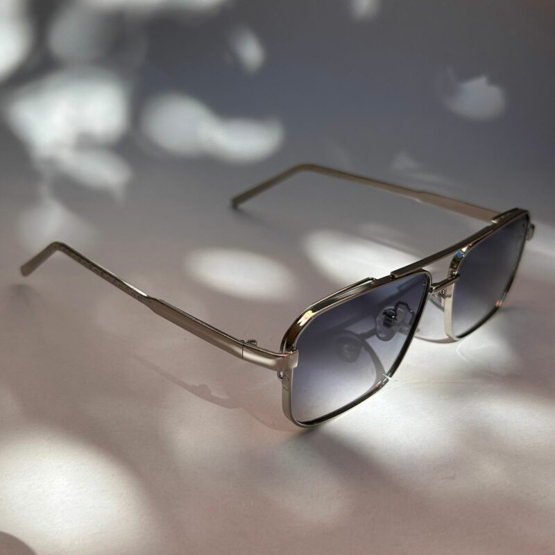 Lunettes de soleil carrées en métal LV Super Vision